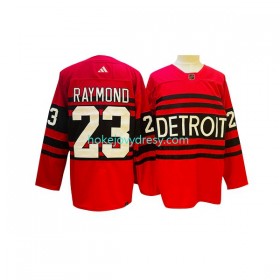Pánské Hokejový Dres Detroit Red Wings Lucas Raymond 23 Adidas 2022-2023 Reverse Retro Červené Authentic